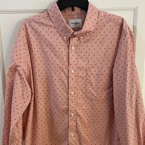 Men’s XL Standard Fit Goodfellow & Co Button Up Shirt
